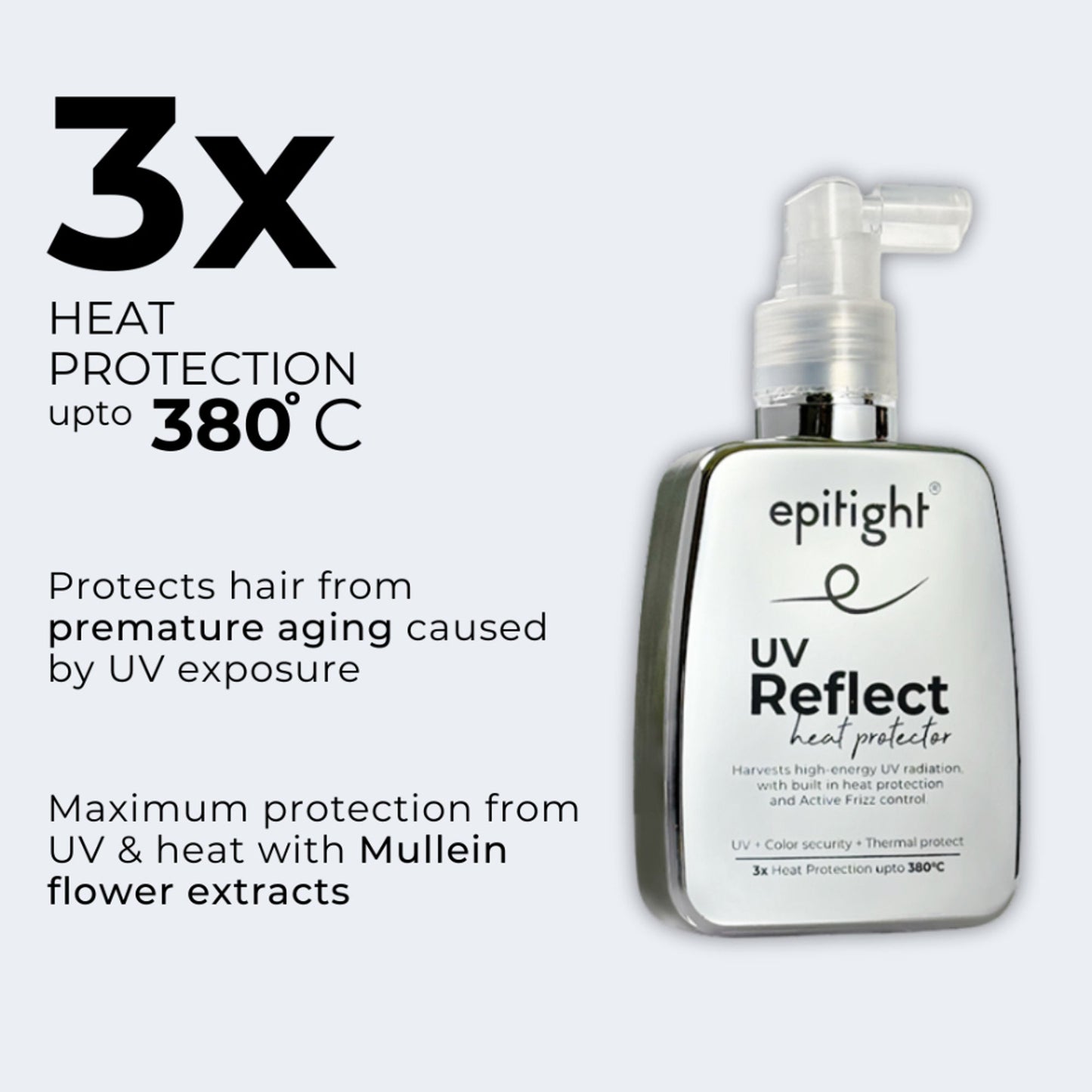 Epitight UV Reflect Heat Protection Hair Serum With SPF 50 PA++++