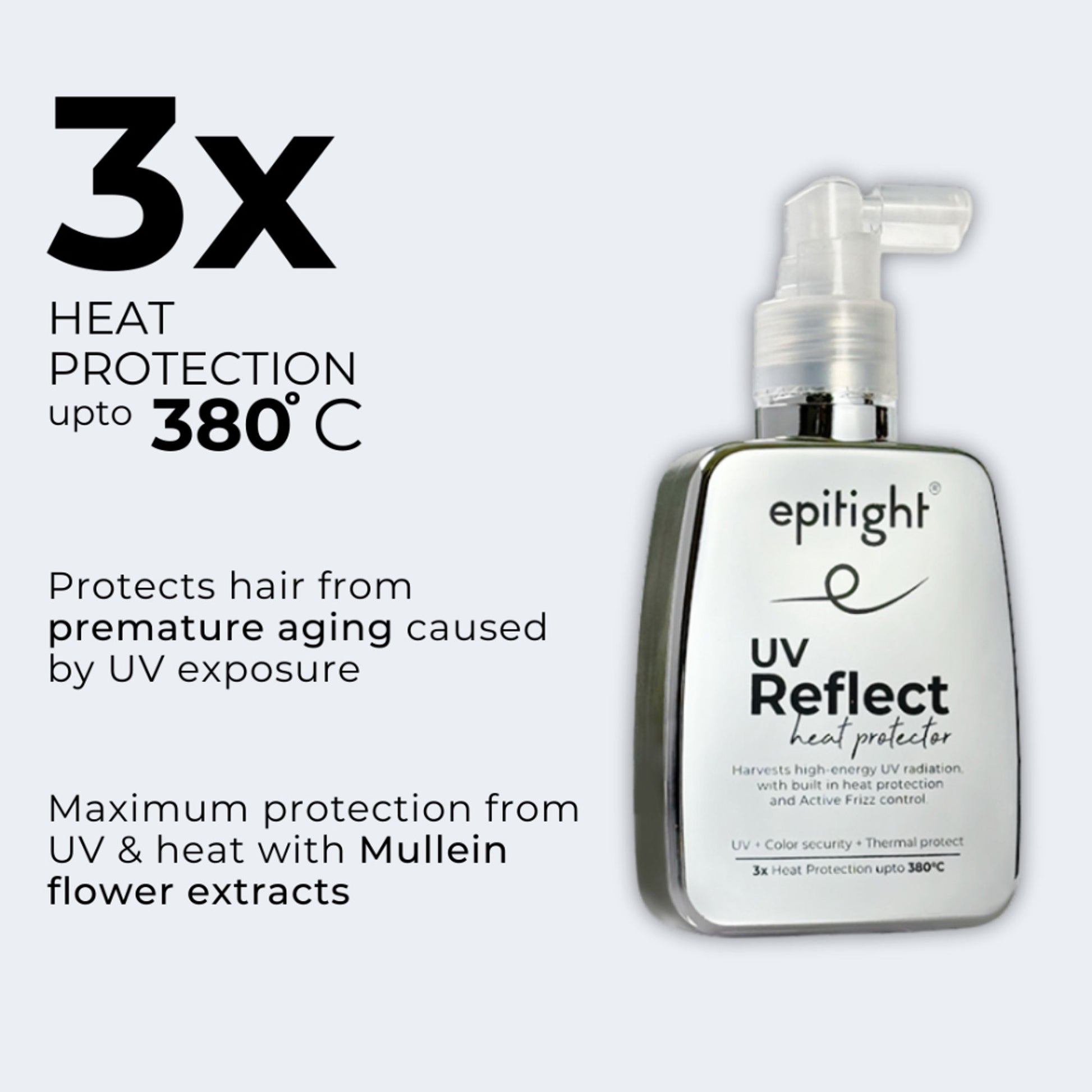 Epitight UV Reflect Heat Protection Hair Serum With SPF 50 PA++++