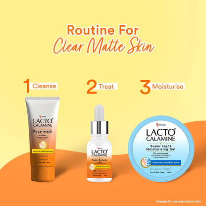 Lacto Calamine Vitamin C Face Serum with Niacinamide for Glowing Skin & Dark Spots Reduction