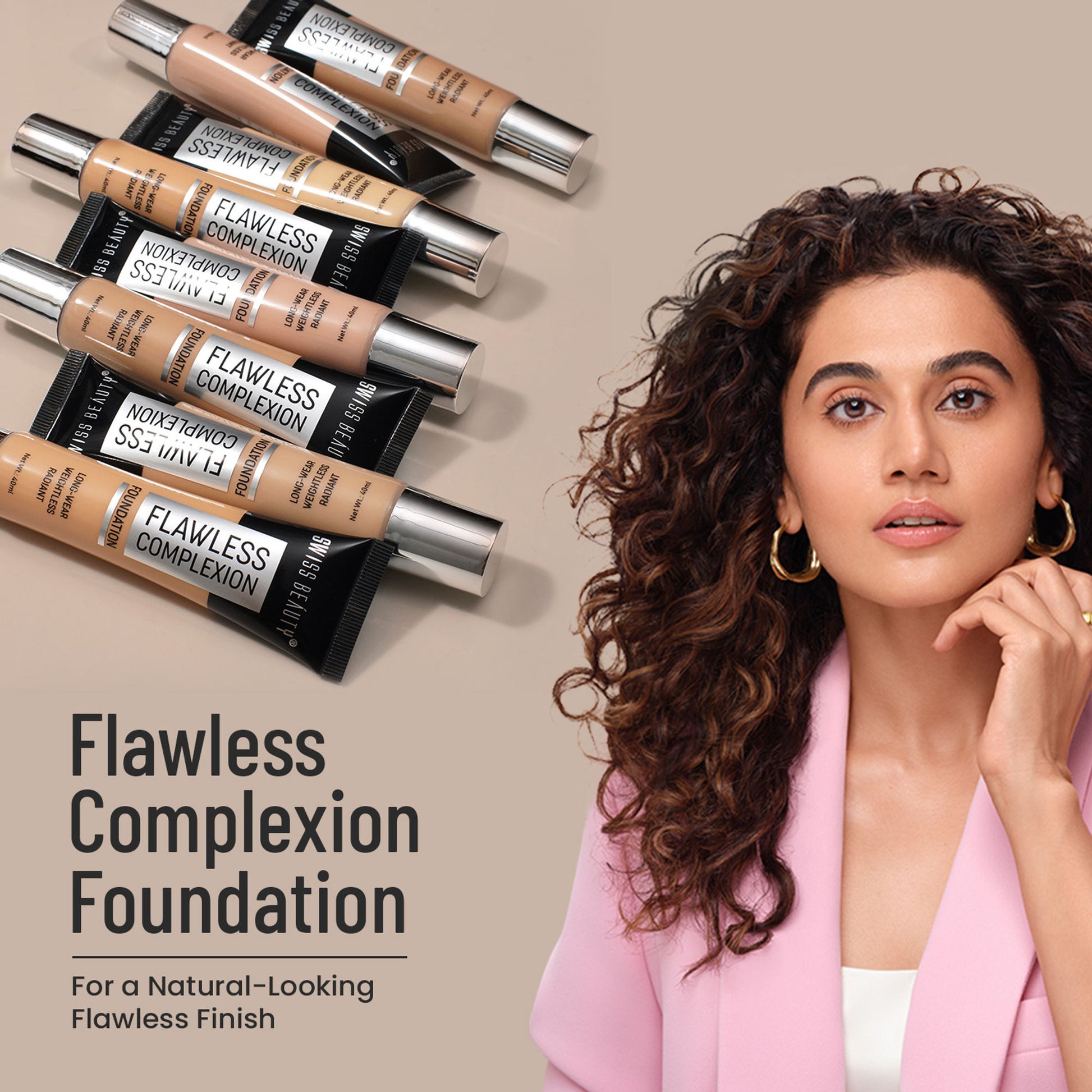 Swiss Beauty Flawless Complexion Foundation - 2 Fair Ivory