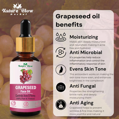 Nature Glow Herbal Grapeseed Facial Oil