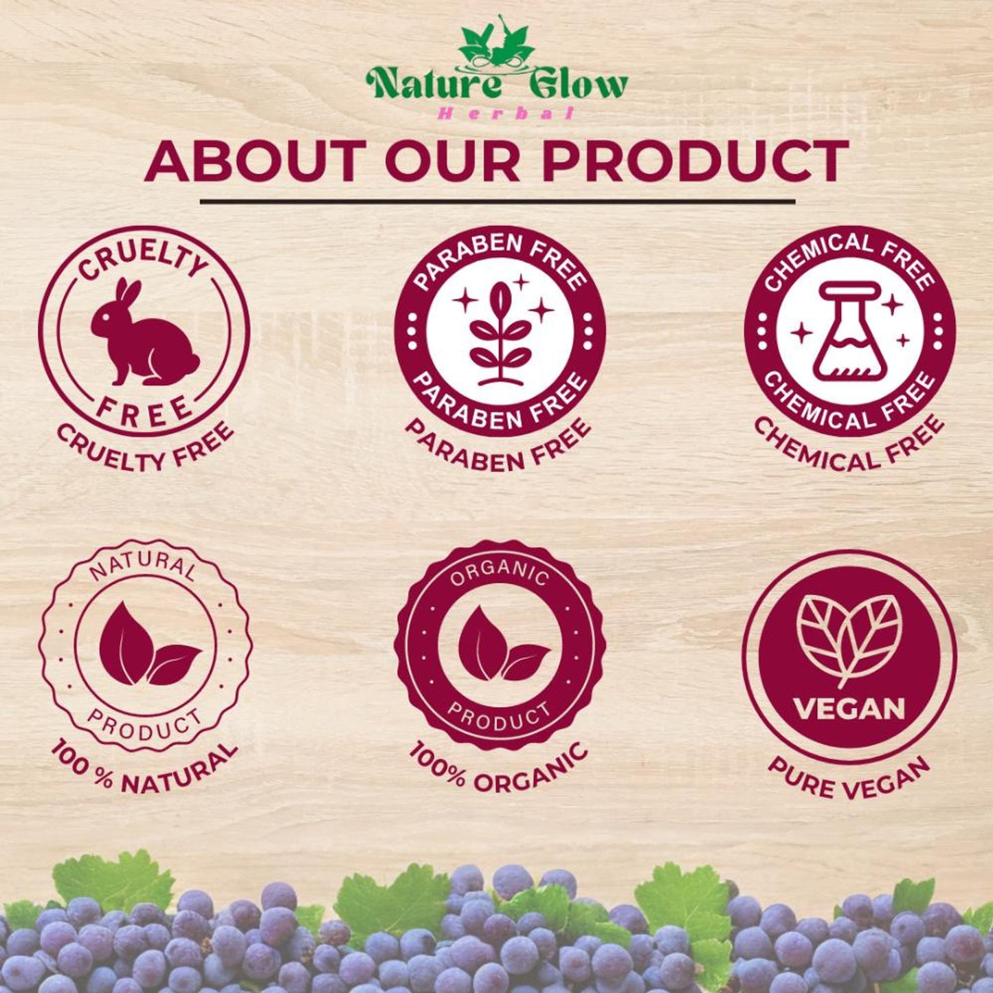 Nature Glow Herbal Grapeseed Facial Oil