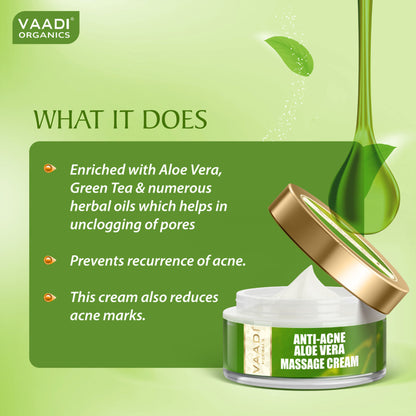 Vaadi Herbals Anti Acne Aloe Vera Massage Cream