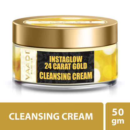 Vaadi Herbals 24 Carat Gold Cleansing Cream - Marigold Oil