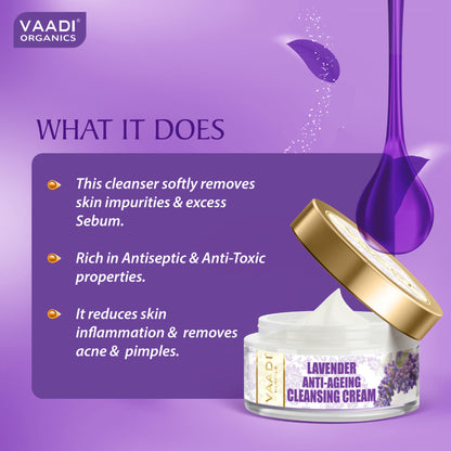 Vaadi Herbals Lavender Anti-Ageing Cleansing Cream