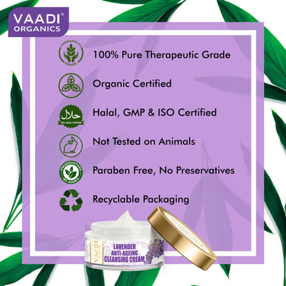 Vaadi Herbals Lavender Anti-Ageing Cleansing Cream