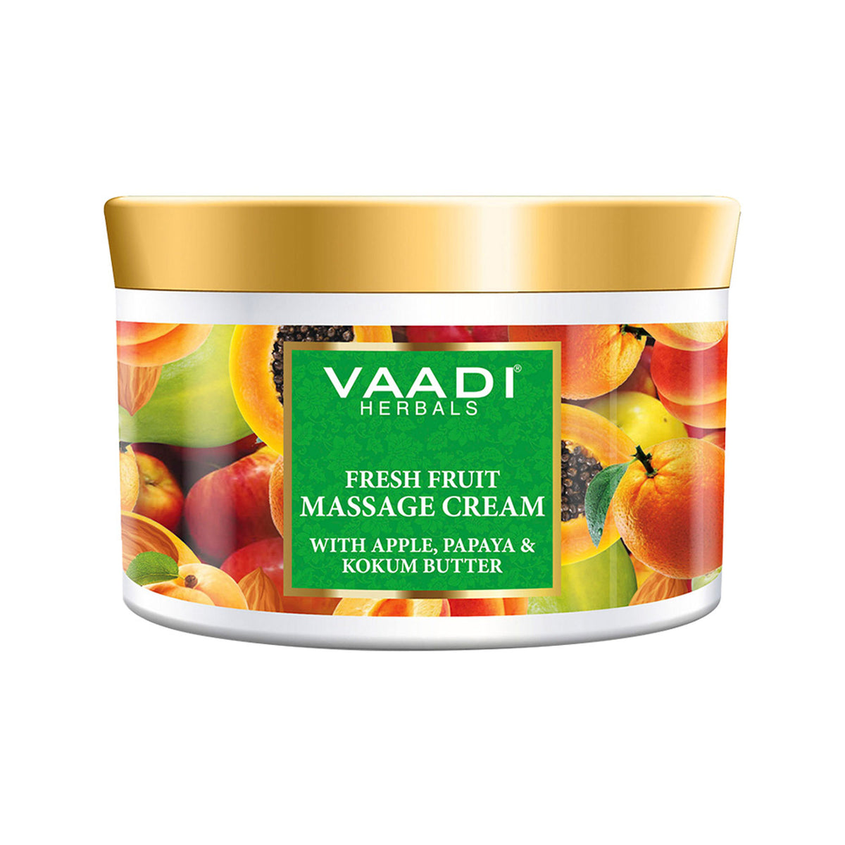 Vaadi Herbals Fresh Fruit Massage Cream With Apple Papaya & Kokum Butter