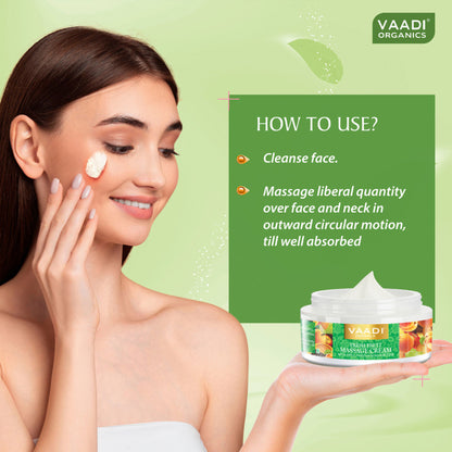 Vaadi Herbals Apple Papaya & Kokum Butter Fresh Fruit Massage Cream