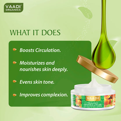 Vaadi Herbals Apple Papaya & Kokum Butter Fresh Fruit Massage Cream