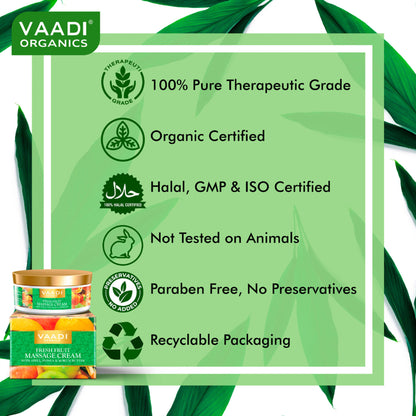 Vaadi Herbals Apple Papaya & Kokum Butter Fresh Fruit Massage Cream