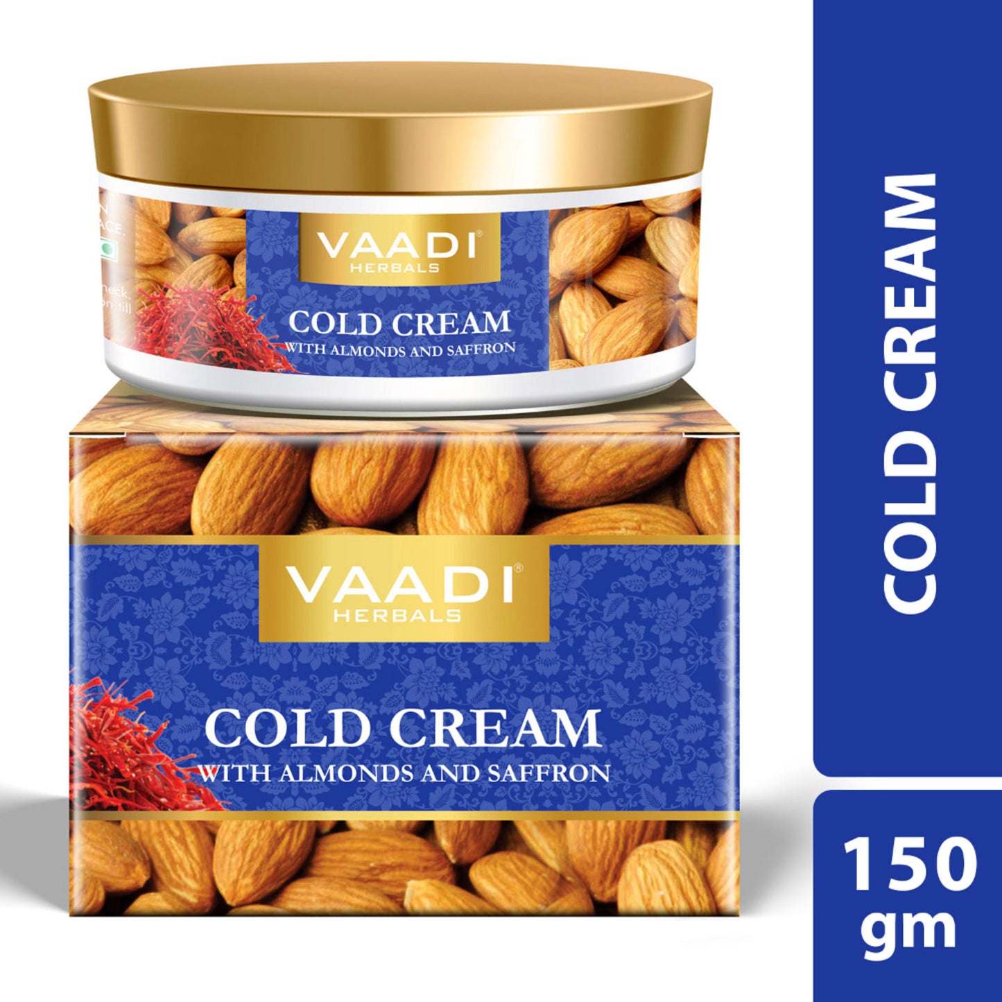 Vaadi Herbals Cold Cream With Almonds & Saffron