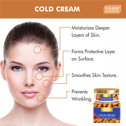 Vaadi Herbals Cold Cream With Almonds & Saffron
