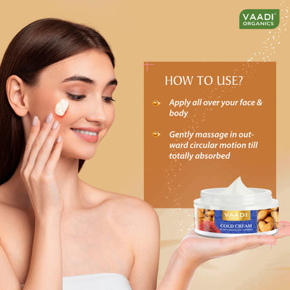 Vaadi Herbals Cold Cream With Almonds & Saffron