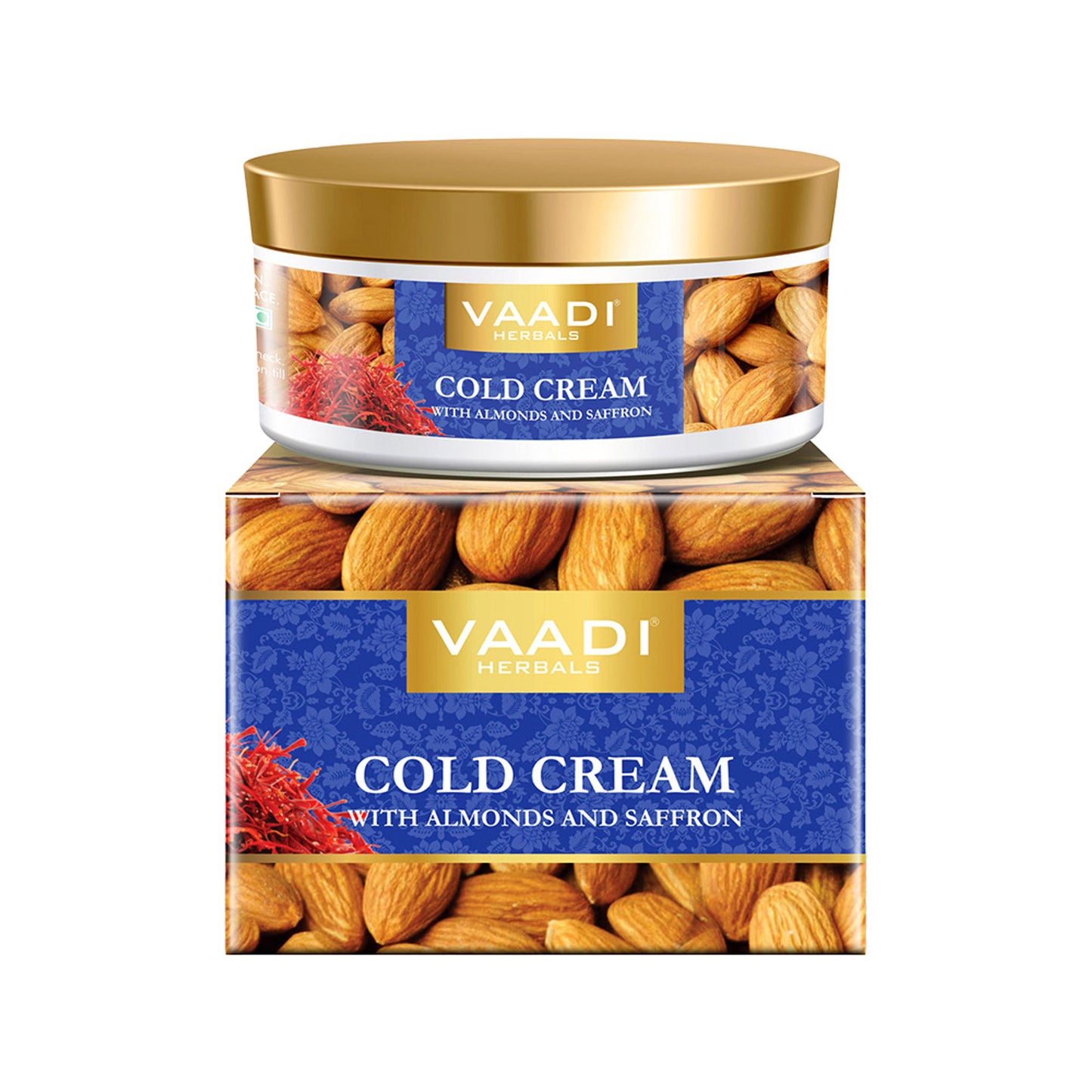Vaadi Herbals Cold Cream With Almonds & Saffron