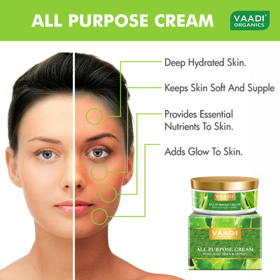 Vaadi Herbals All Purpose Cream With Aloe Vera & Honey
