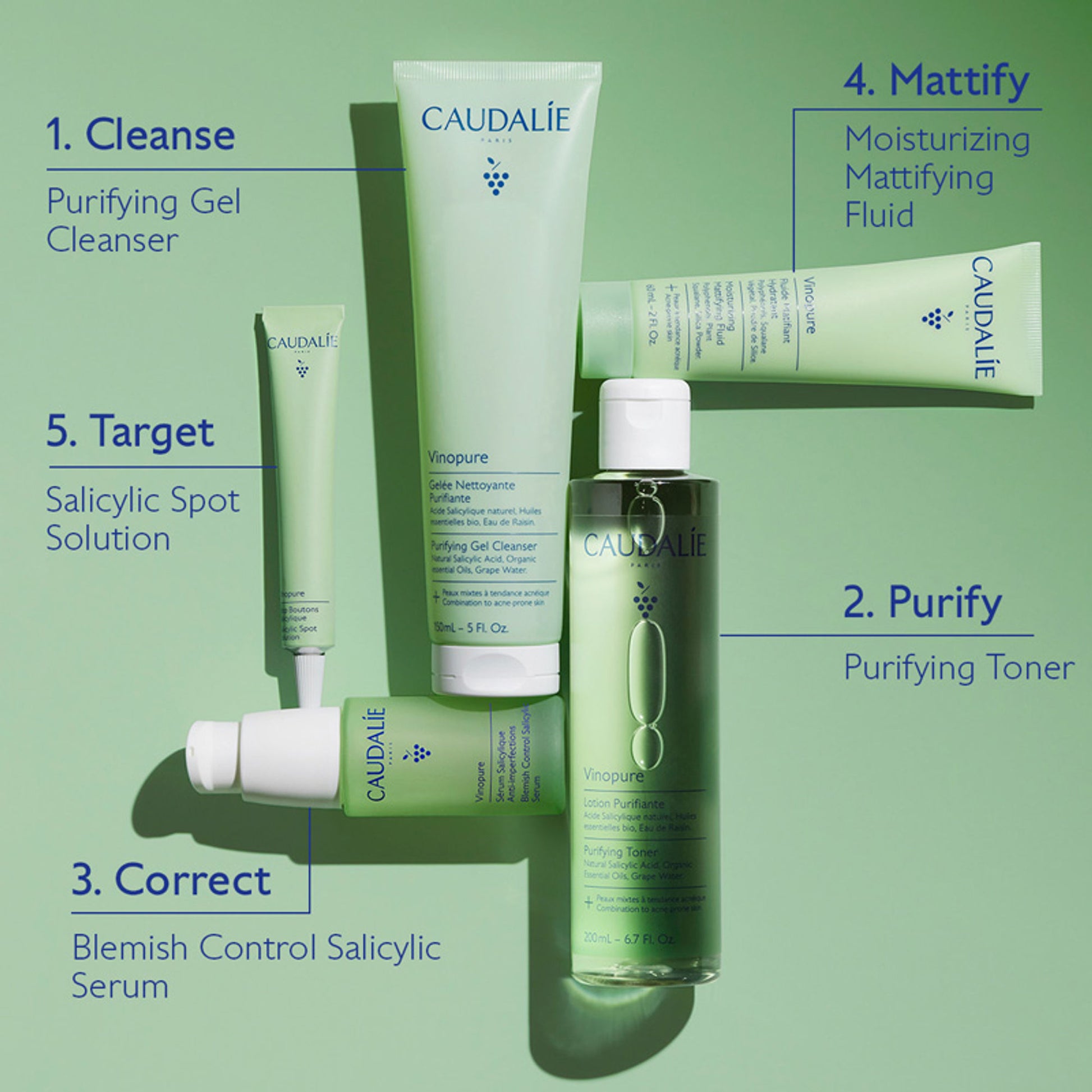 Caudalie Vinopure Salicylic Spot Solution