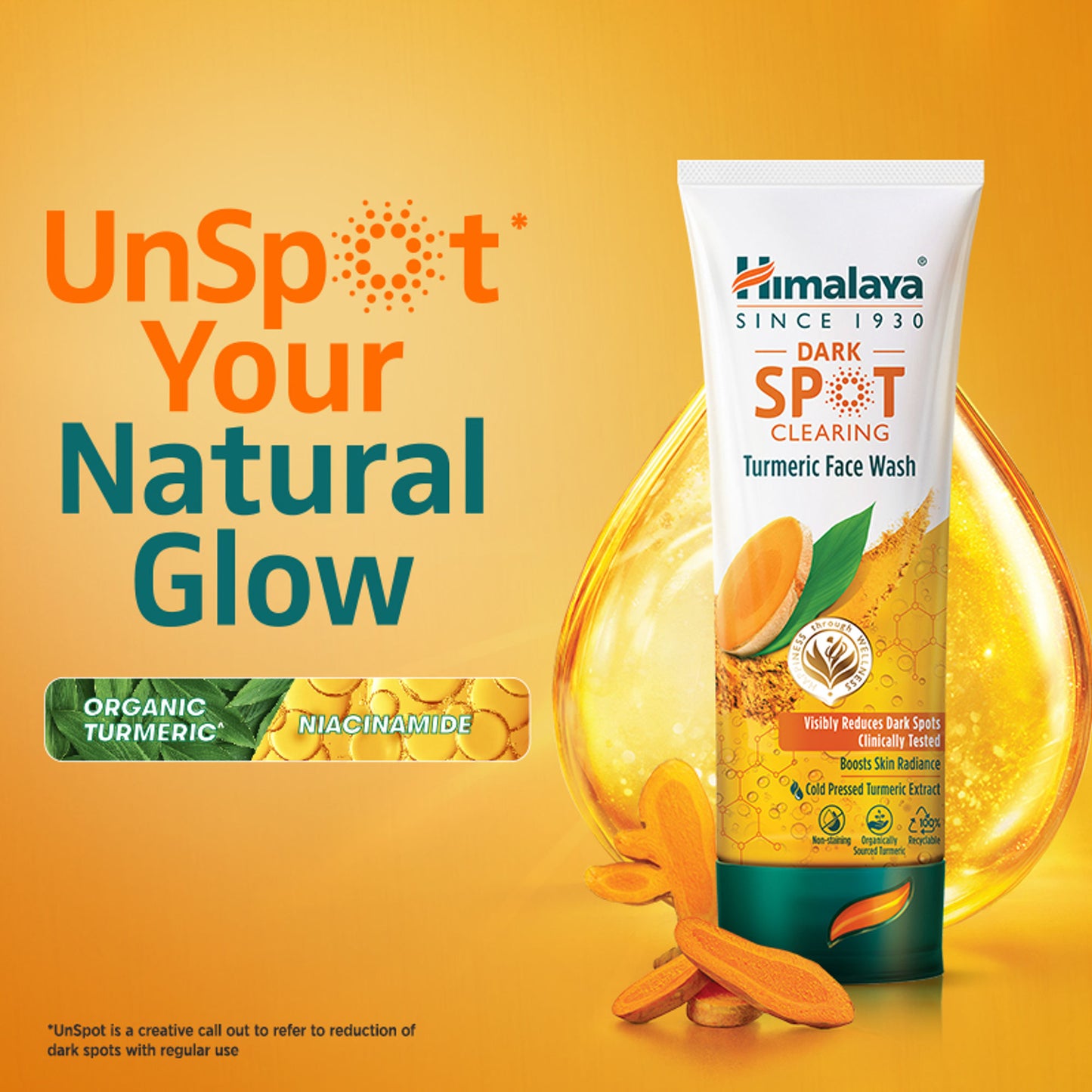 Himalaya Dark Spot Clearing Turmeric Face Wash