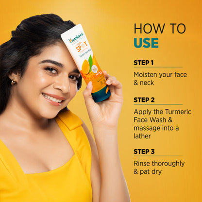 Himalaya Dark Spot Clearing Turmeric Face Wash