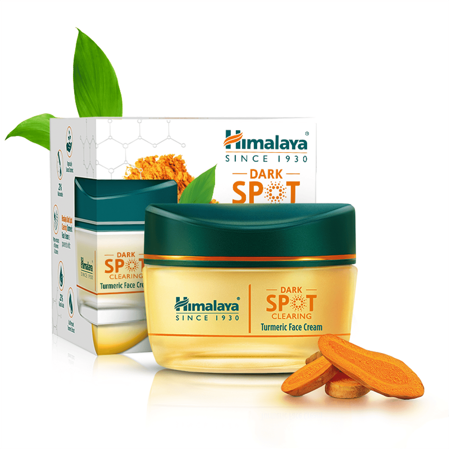 Himalaya Dark Spot Clearing Turmeric Face Cream with 2% Glycolic Acid & Niacinamide