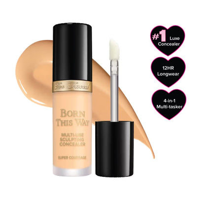 Too Faced Born This Way Super Coverage Multi Use Sculpting Concealer - Shortbread