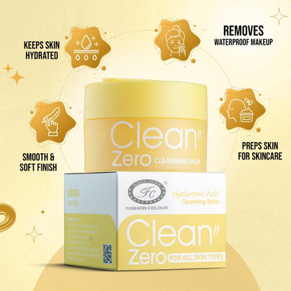 FASHION COLOUR Clean It Zero Gentle Makeup Remover Balm - Yellow