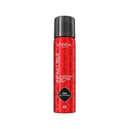 L'Oreal Paris Infallible 3-Second Setting Spray, 36hr Long Lasting Makeup