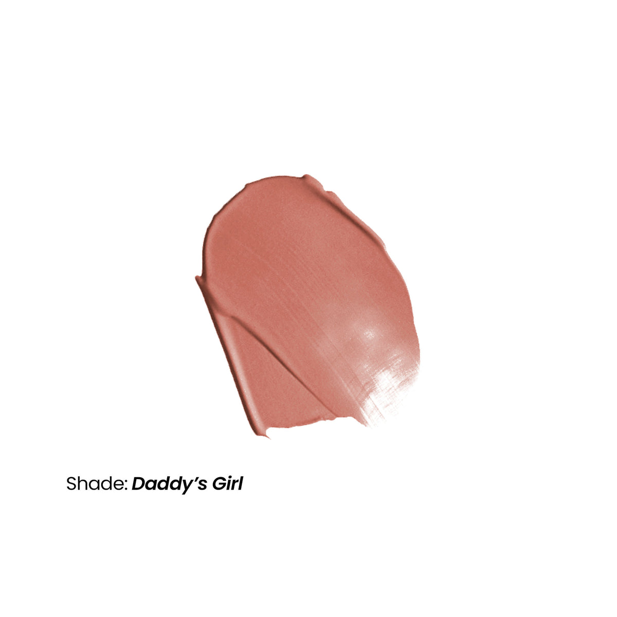 Flossy Cosmetics Hydrating Liquid Lipstick in Daddy's Girl shade, glossy finish with hyaluronic acid, lightweight and hydrating.