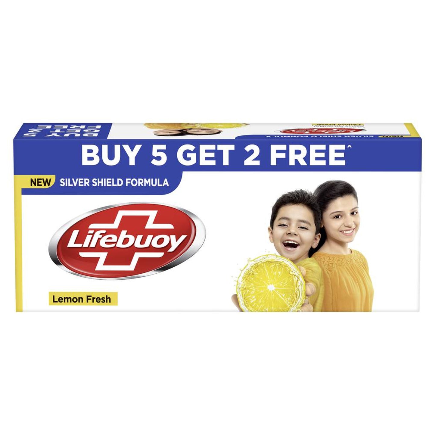 Lifebuoy Lemon Fresh Bathing Soap Refreshing Bathing Soap With Freshness Of Lemon (Buy 5 Get 2 Free)