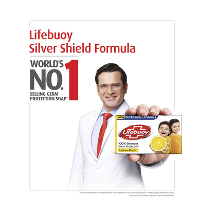Lifebuoy Lemon Fresh Bathing Soap Refreshing Bathing Soap With Freshness Of Lemon (Buy 5 Get 2 Free)