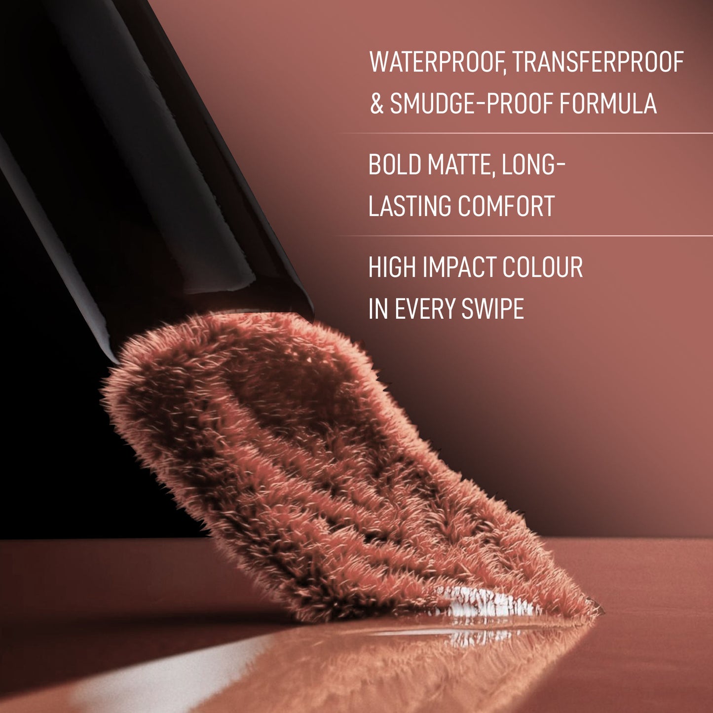 Renee Cosmetics Stay With Me Liquid Lipstick - Desire For Brown