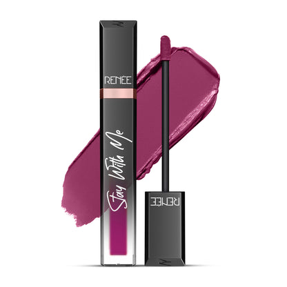 Renee Cosmetics Stay With Me Liquid Lipstick - Hunger For Berry