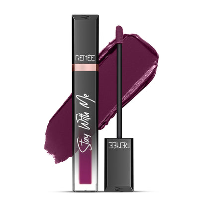 Renee Cosmetics Stay With Me Liquid Lipstick - Play Of Clay