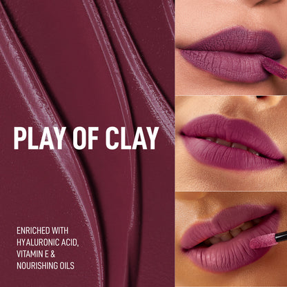 Renee Cosmetics Stay With Me Liquid Lipstick - Play Of Clay