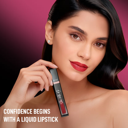 Renee Cosmetics Stay With Me Liquid Lipstick - Thirst Of Wine