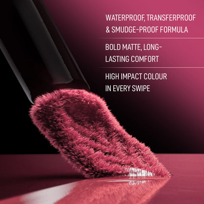 Renee Cosmetics Stay With Me Liquid Lipstick - Thirst Of Wine