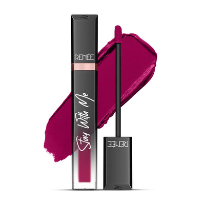 Renee Cosmetics Stay With Me Liquid Lipstick - Dose Of Rose