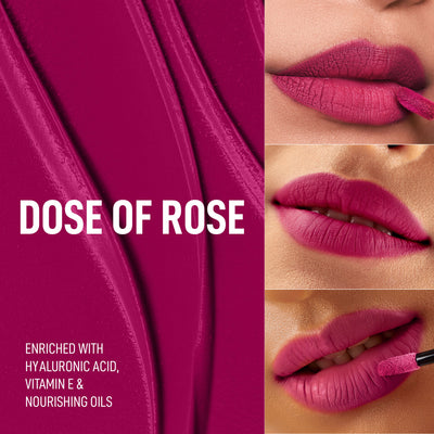 Renee Cosmetics Stay With Me Liquid Lipstick - Dose Of Rose