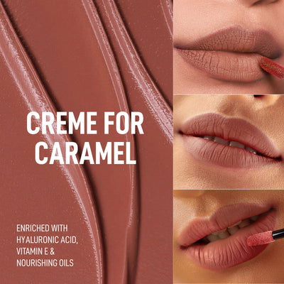 Renee Cosmetics Stay With Me Liquid Lipstick - Creme Of Caramel