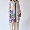 Women's Tofu Cream Bemberg Silk Co-ord Set