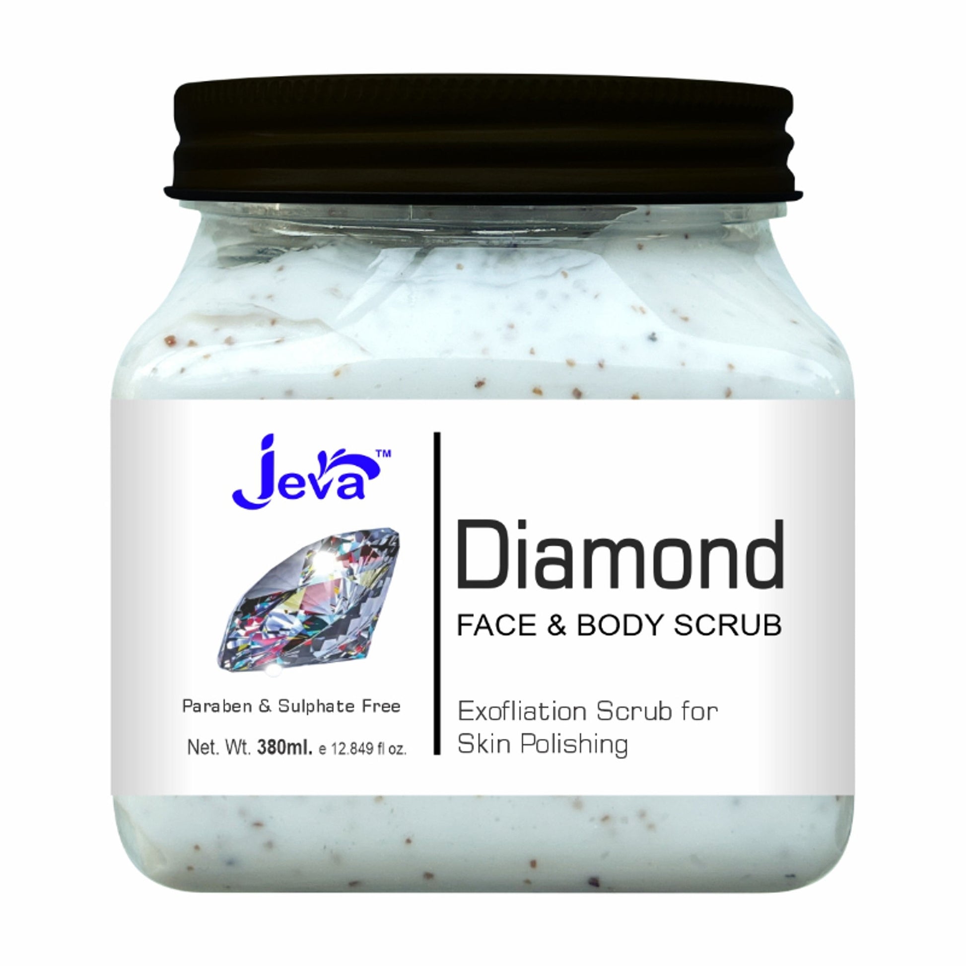 Jeva Diamond Scrub - Exfoliating & Radiance-Boosting Gel for Smooth Skin