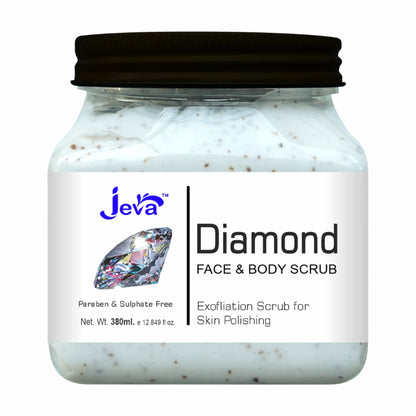 Jeva Diamond Scrub - Exfoliating & Radiance-Boosting Gel for Smooth Skin