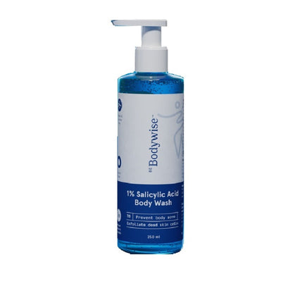 Be Bodywise 1% Salicylic Acid Body Wash, Treats Body Acne & Strawberry Skin - Exfoliating Shower Gel