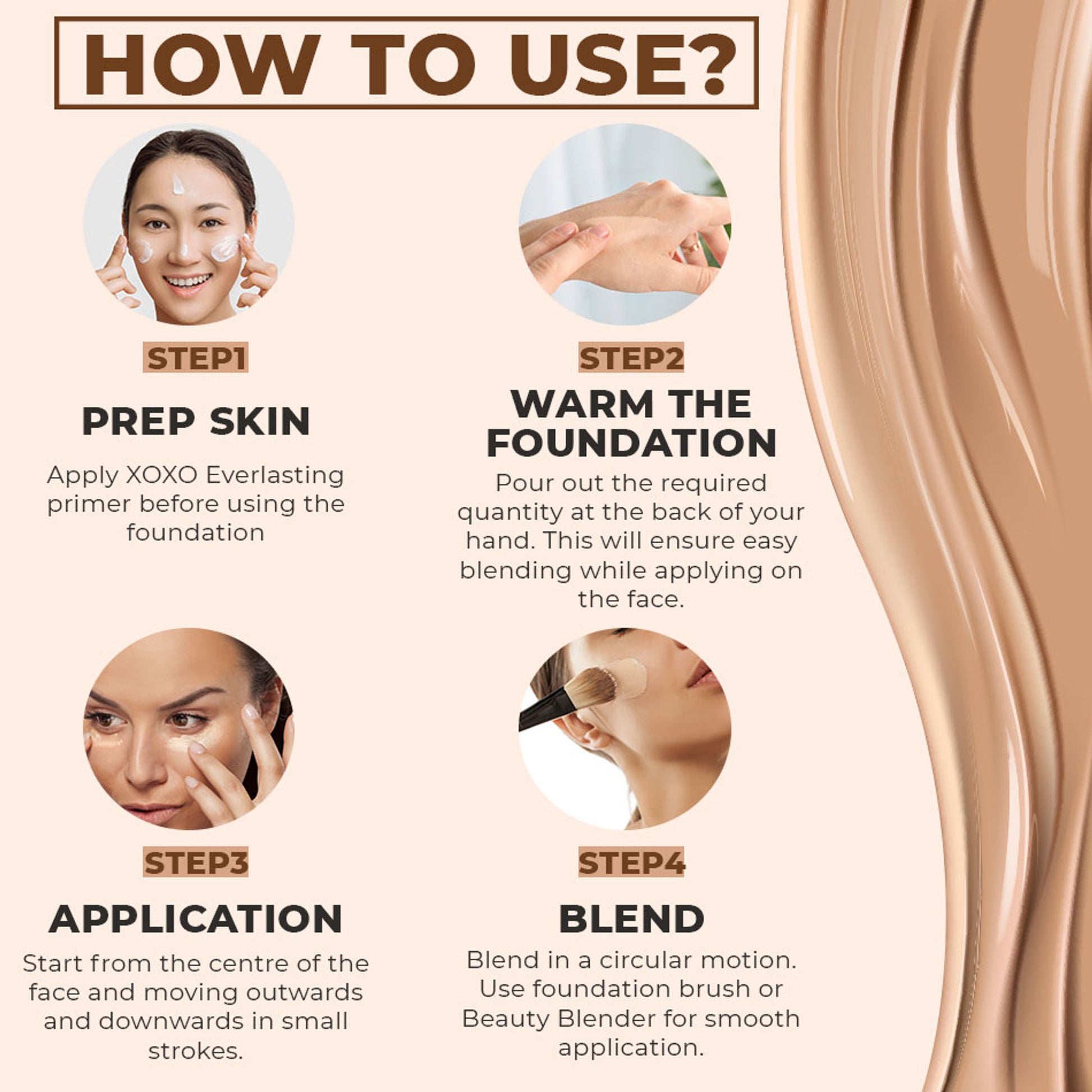 Colorbar Xoxo Everlasting Foundation - Vanilla 001