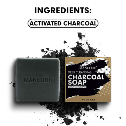 Mancode Charcoal Deep Cleansing Soap