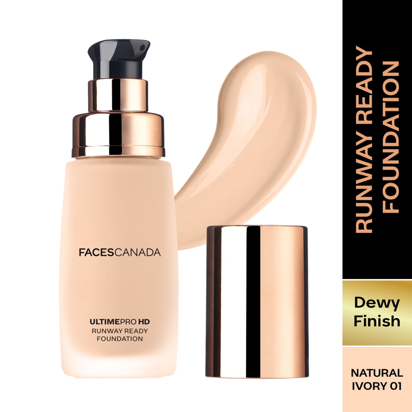 Faces Canada Ultime Pro HD Runway Ready Foundation - Natural Ivory 01