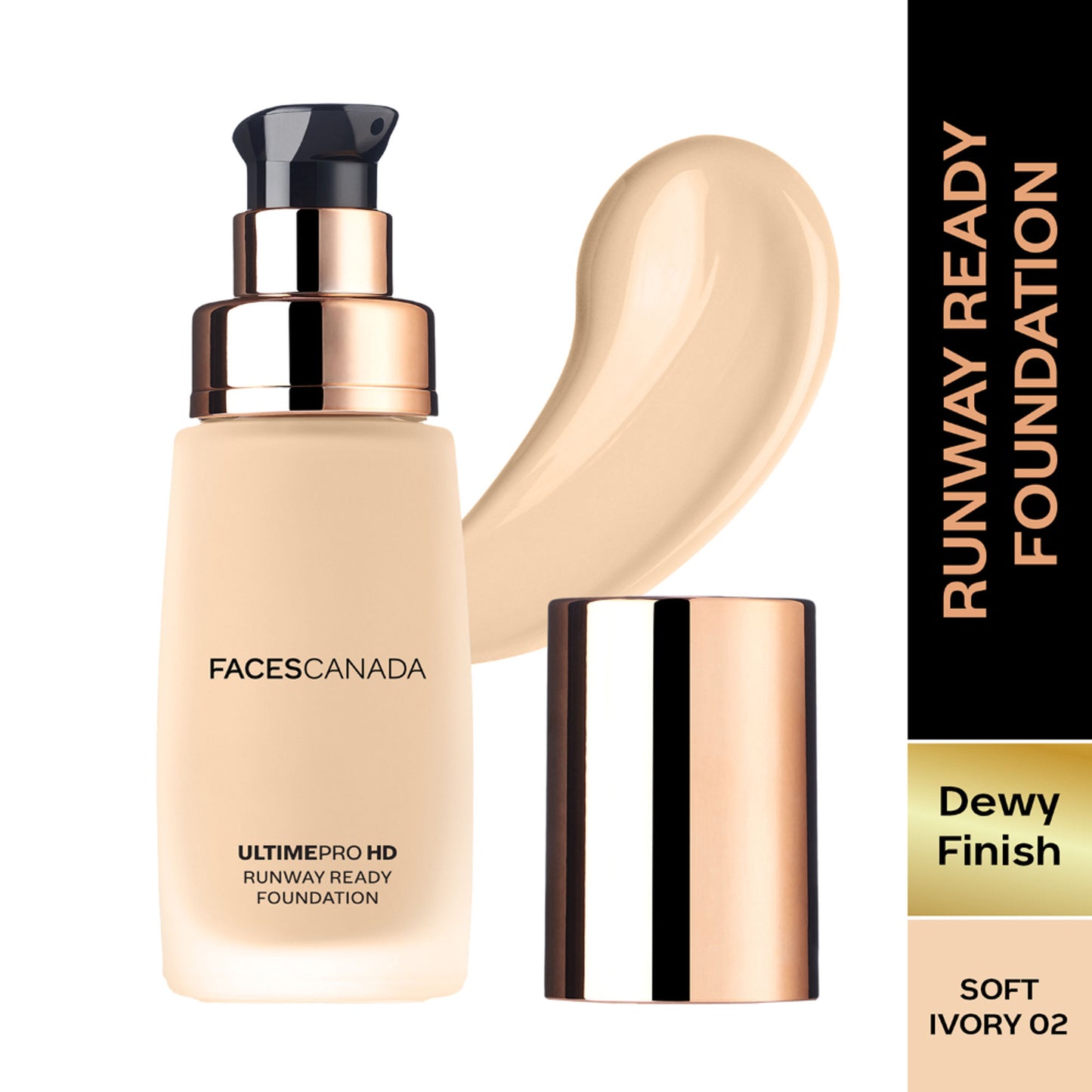 Faces Canada Ultime Pro HD Runway Ready Foundation - Soft Ivory 02