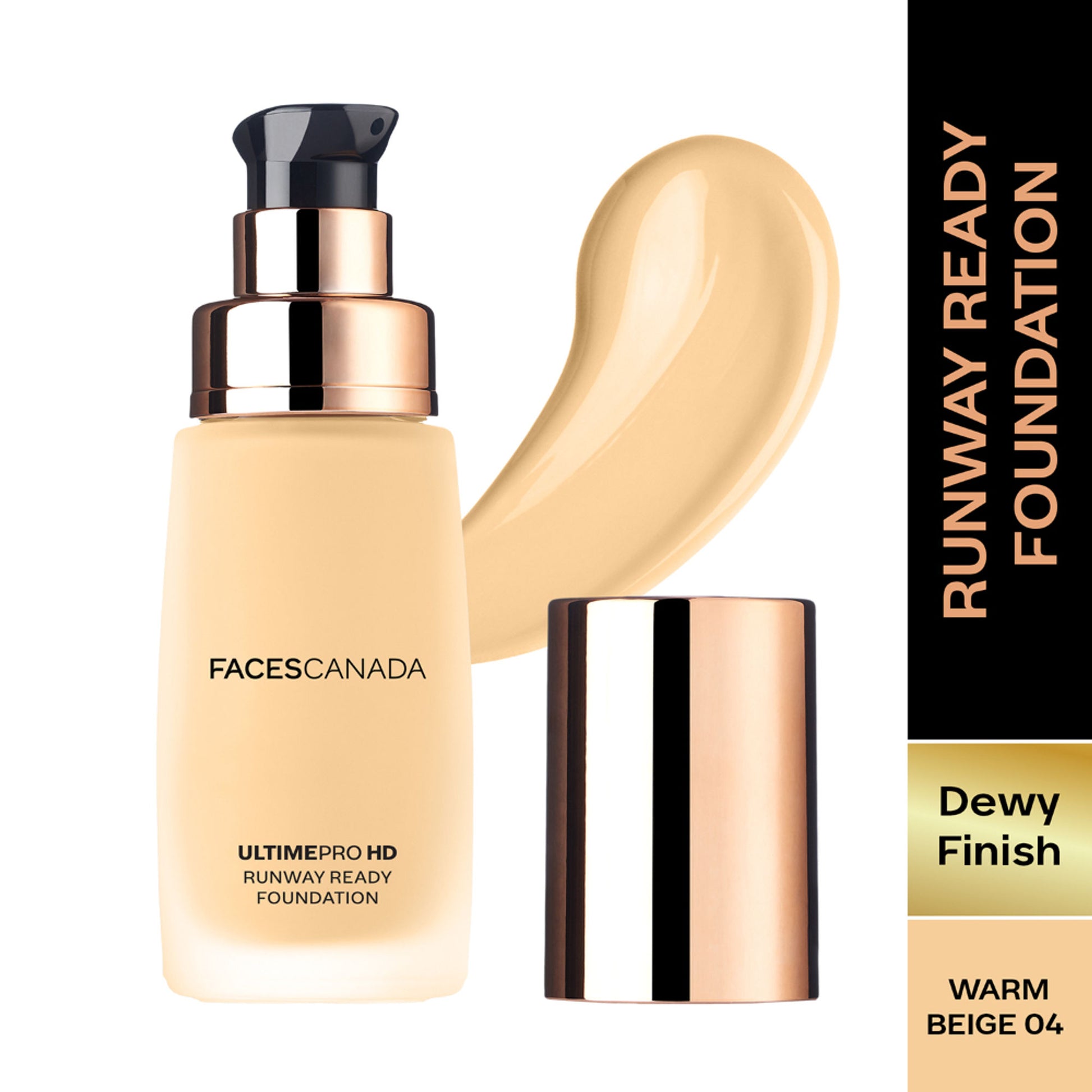 Faces Canada Ultime Pro HD Runway Ready Foundation - Warm Beige 04