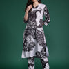 Dhiyona IE Floral Embroidered Regular Kurta with Trousers & With Dupatta