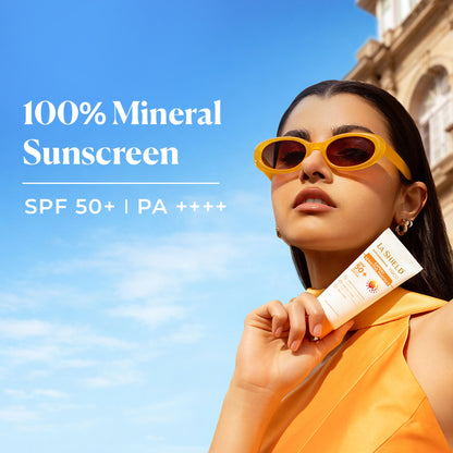 La Shield Fisico SPF 50+ PA++++ Mineral Sunscreen No Chemical Filter For Sensitive Skin