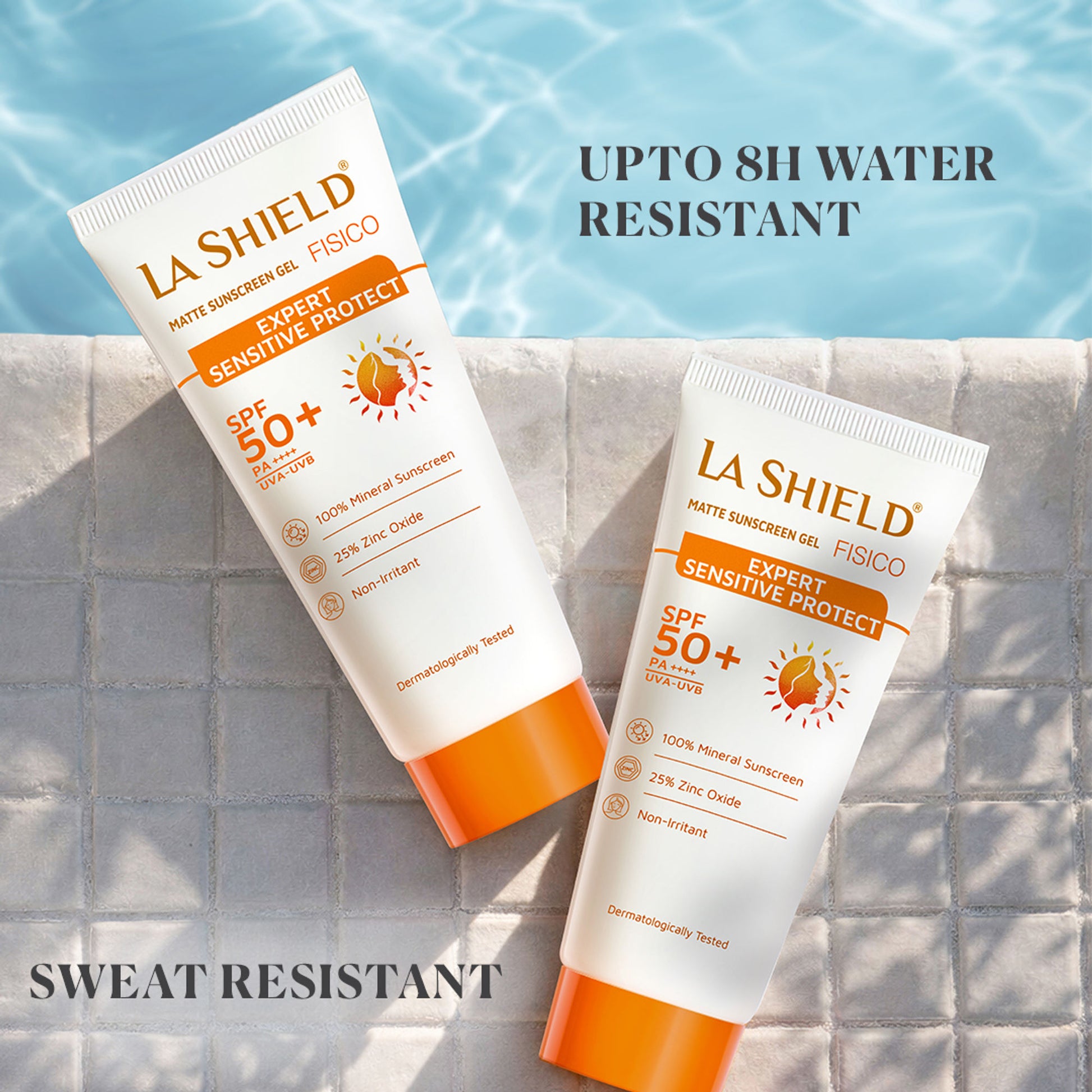 La Shield Fisico SPF 50+ PA++++ Mineral Sunscreen No Chemical Filter For Sensitive Skin